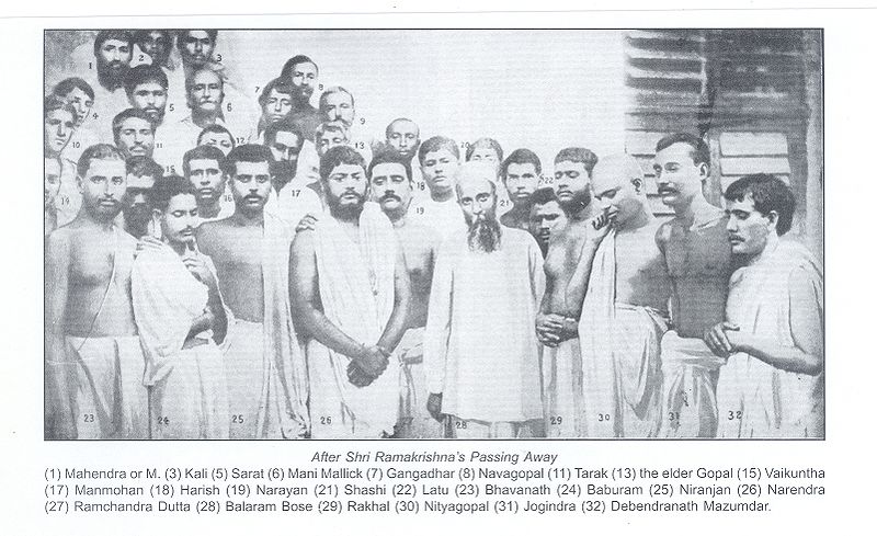Plik:Disciples at Ramakrishna's funeral.jpg